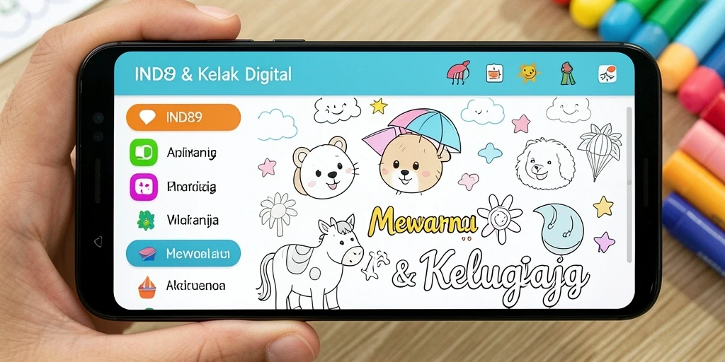 Tampilan antarmuka aplikasi Mewarnai Digital yang intuitif dan menarik.