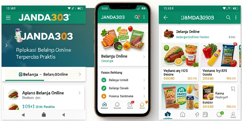 Antarmuka aplikasi JANDA303 yang modern dan user-friendly.