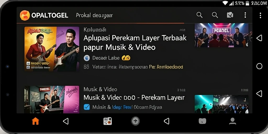 Tampilan antarmuka OPALTOGEL yang sederhana dan efektif.